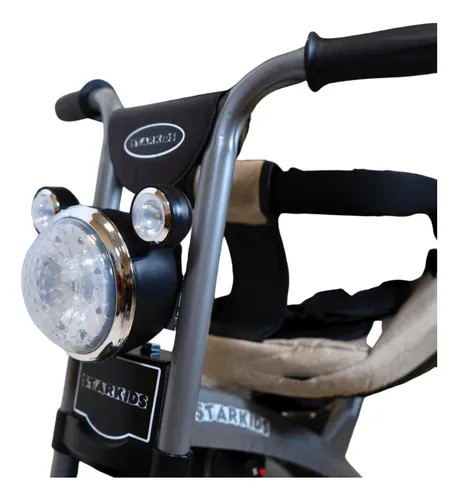 Foto 7 pulgar | Triciclo Con Toldo Beige Starkids Chopper Sk5688 Infantil