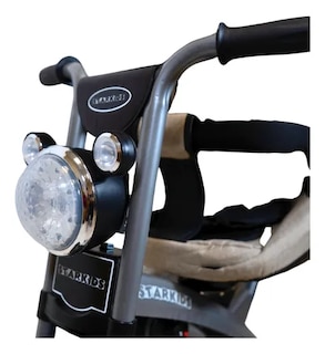 Foto 6 | Triciclo Con Toldo Beige Starkids Chopper Sk5688 Infantil