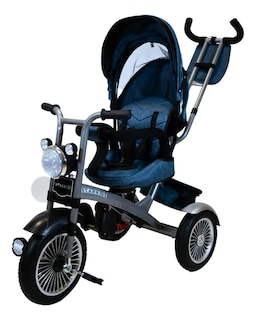 Foto 2 | Triciclo Con Toldo Color Azul Starkids Chopper Sk5688 Infantil