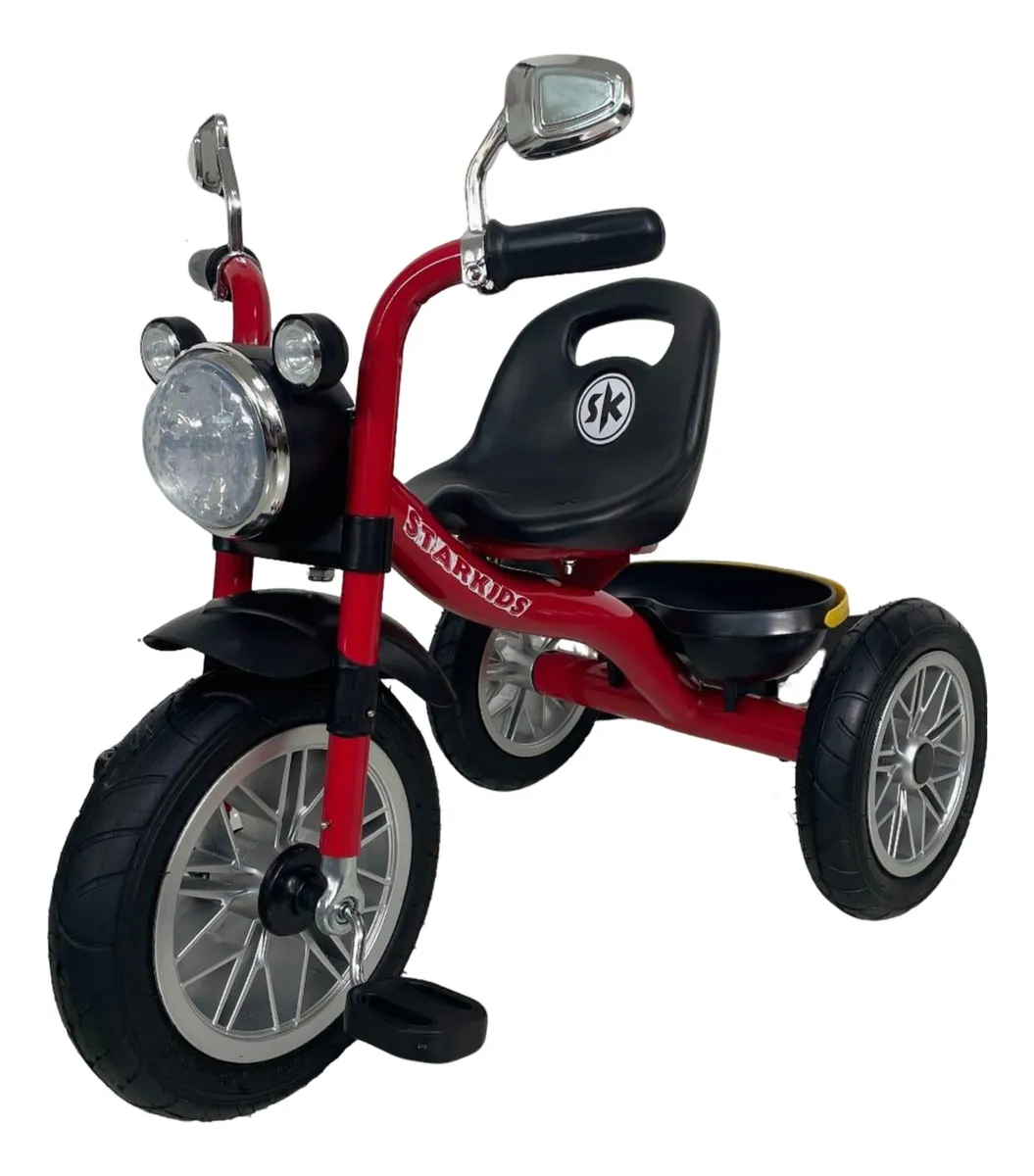 Foto 2 pulgar | Triciclo Starkids Tipo Chopper Skas010 Rojo Para Niños