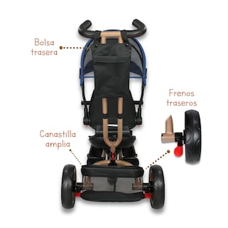 Foto 5 | Triciclo Premium Con Empuje Capitonado Y Sonido Noni Is-x1
