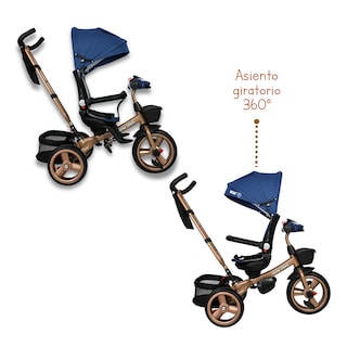 Foto 6 | Triciclo Premium Con Empuje Capitonado Y Sonido Noni Is-x1