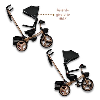 Foto 6 | Triciclo Premium Con Empuje Capitonado Y Sonido Noni Is-x1