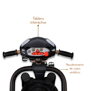 Foto 7 | Triciclo Premium Con Empuje Capitonado Y Sonido Noni Is-x1