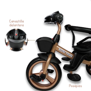 Foto 8 | Triciclo Premium Con Empuje Capitonado Y Sonido Noni Is-x1