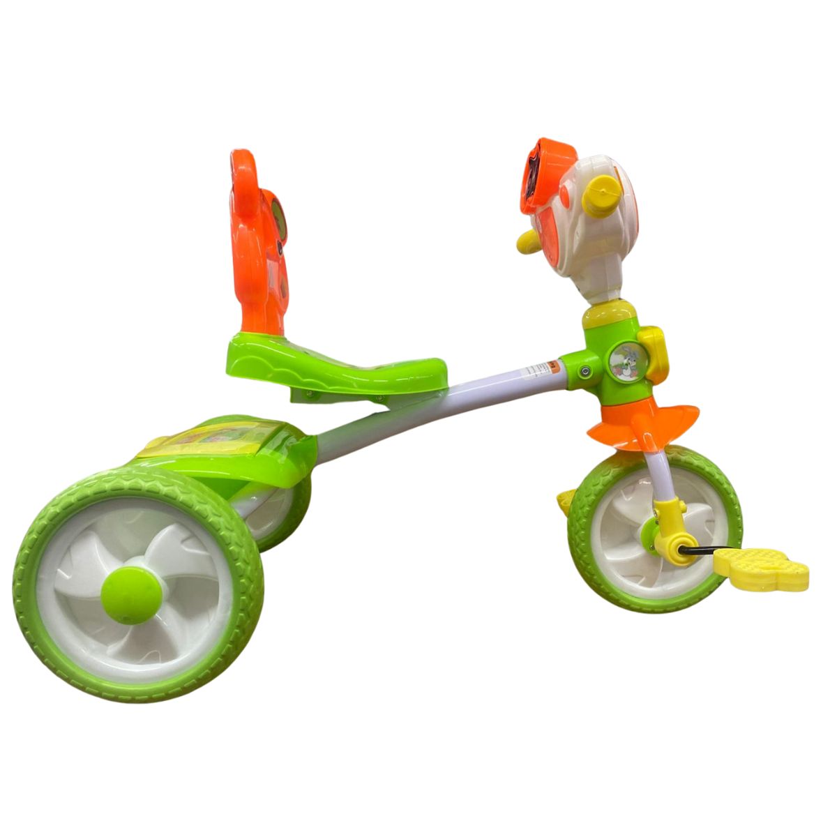 Foto 5 | Triciclo Para Niño Asiento De Oso Verde Con Luz Y Música