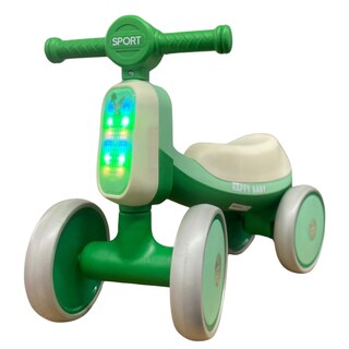 Foto 1 | Triciclo Para Niño De Llantas De Conejitos C/luz Musical Color Verde