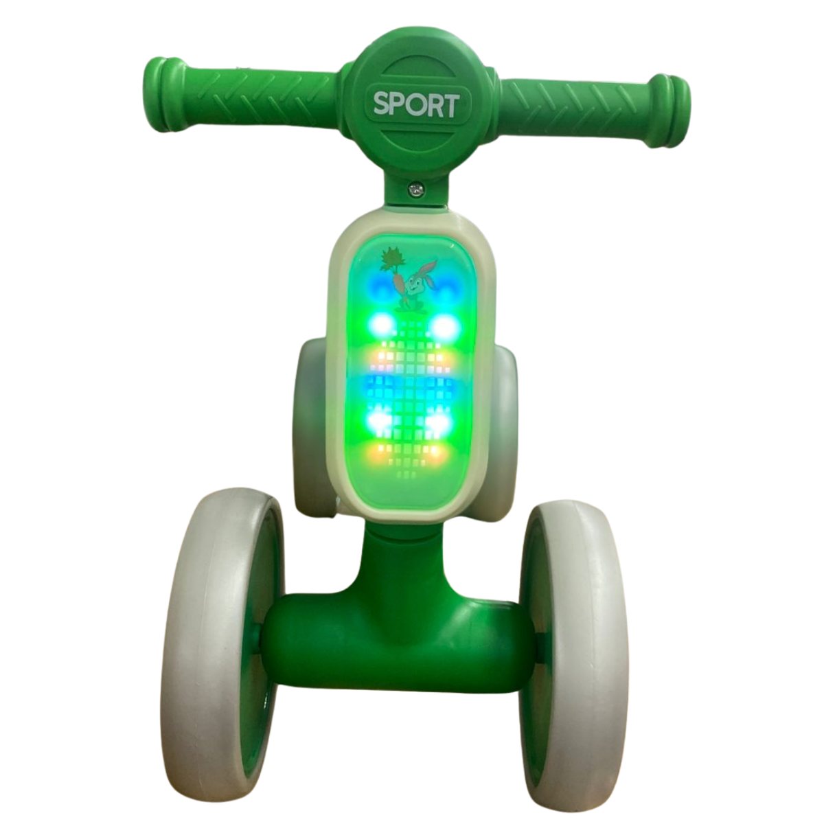 Foto 2 | Triciclo Para Niño De Llantas De Conejitos C/luz Musical Color Verde