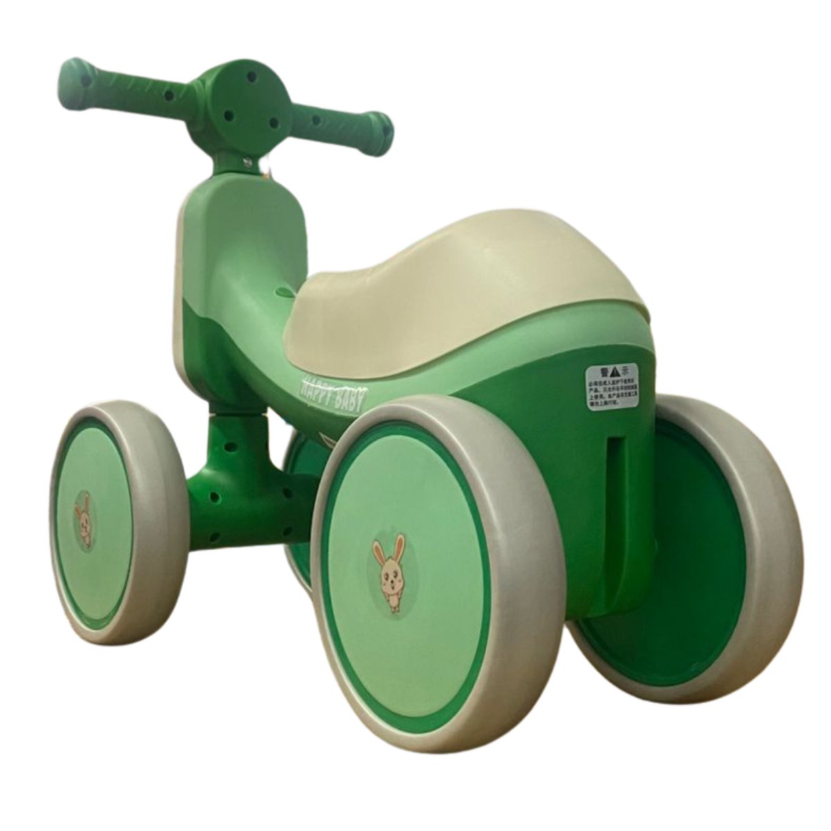 Foto 4 | Triciclo Para Niño De Llantas De Conejitos C/luz Musical Color Verde
