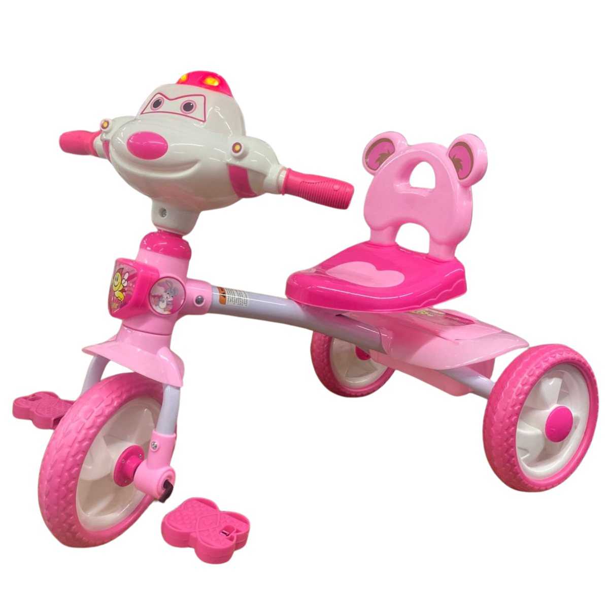 Triciclo  Para Niña De Avion C/luz  Musical Color Rosa