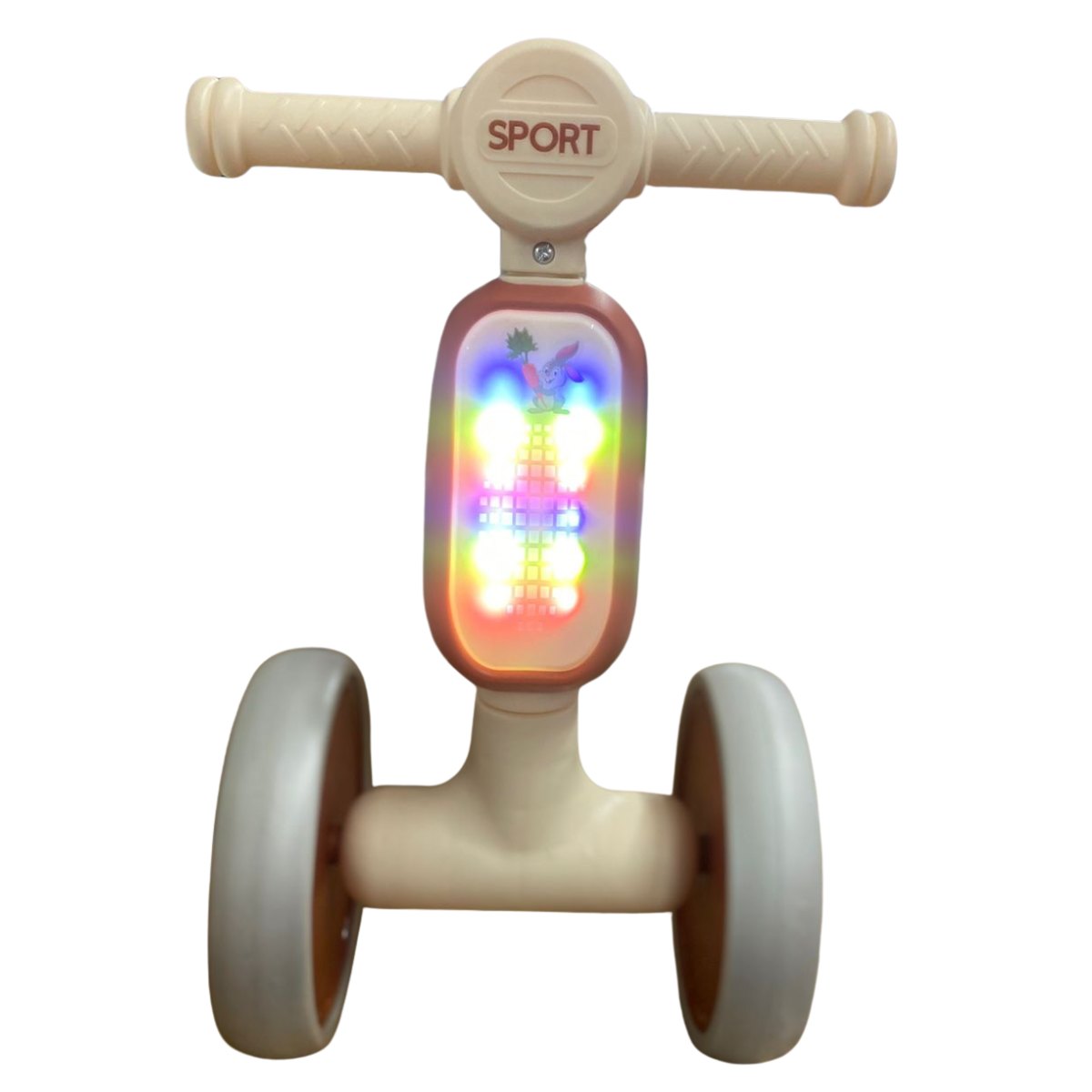Foto 2 | Triciclo Para Niño De Llantas De Conejitos C/luz Musical Color Café