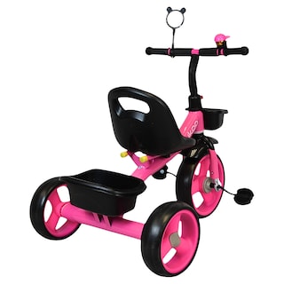 Foto 6 | Triciclo Para Niños Con Timbre Ruedas De Eva Canastas Trasera Y Delantera Apto A Partir De 2 Años Soporta Hasta 20