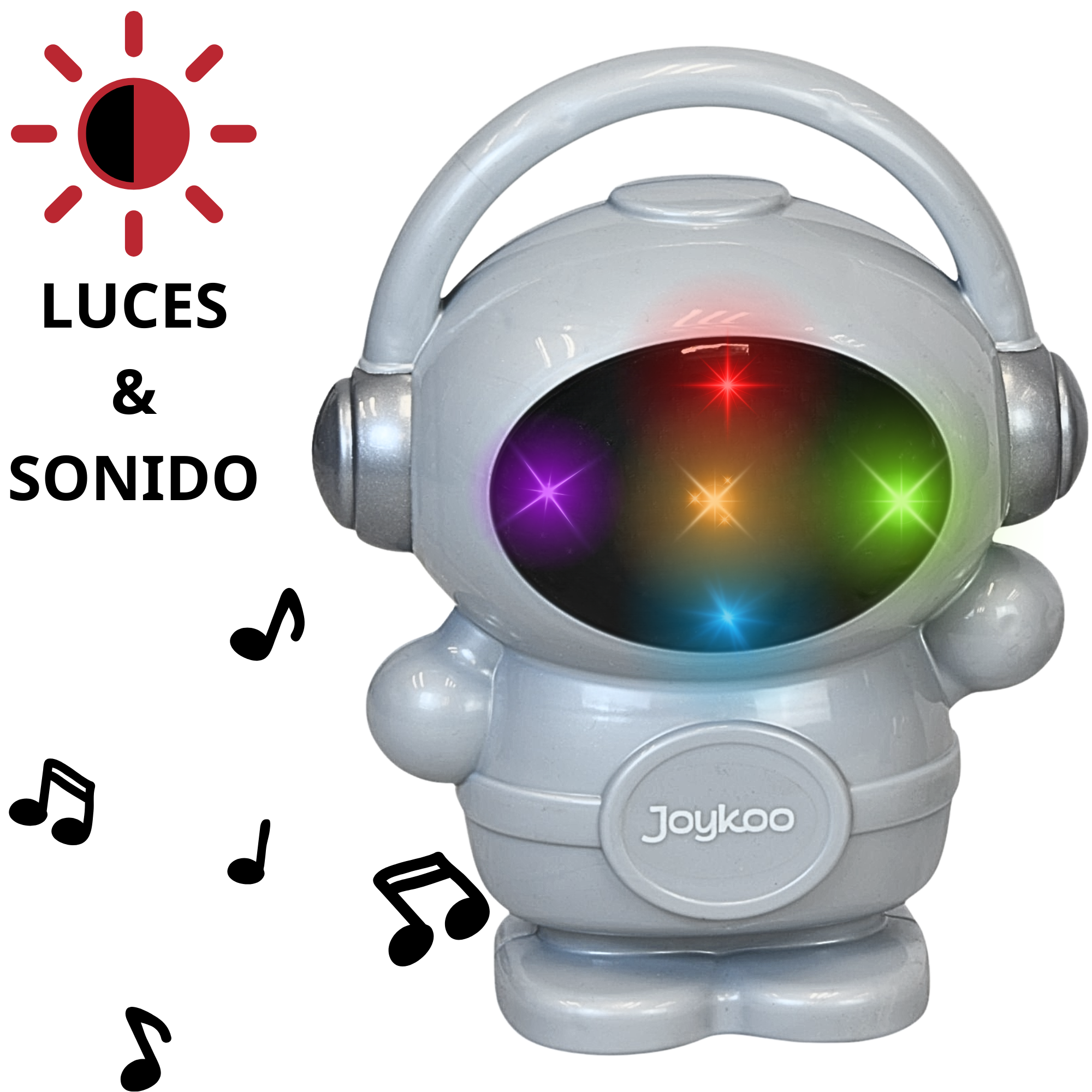 Foto 2 | Triciclo Para Niños Astronauta Con Luz Sonido Ruedas De Eva Y Canasta Trasera Apto A Partir De 2 Años Soporta