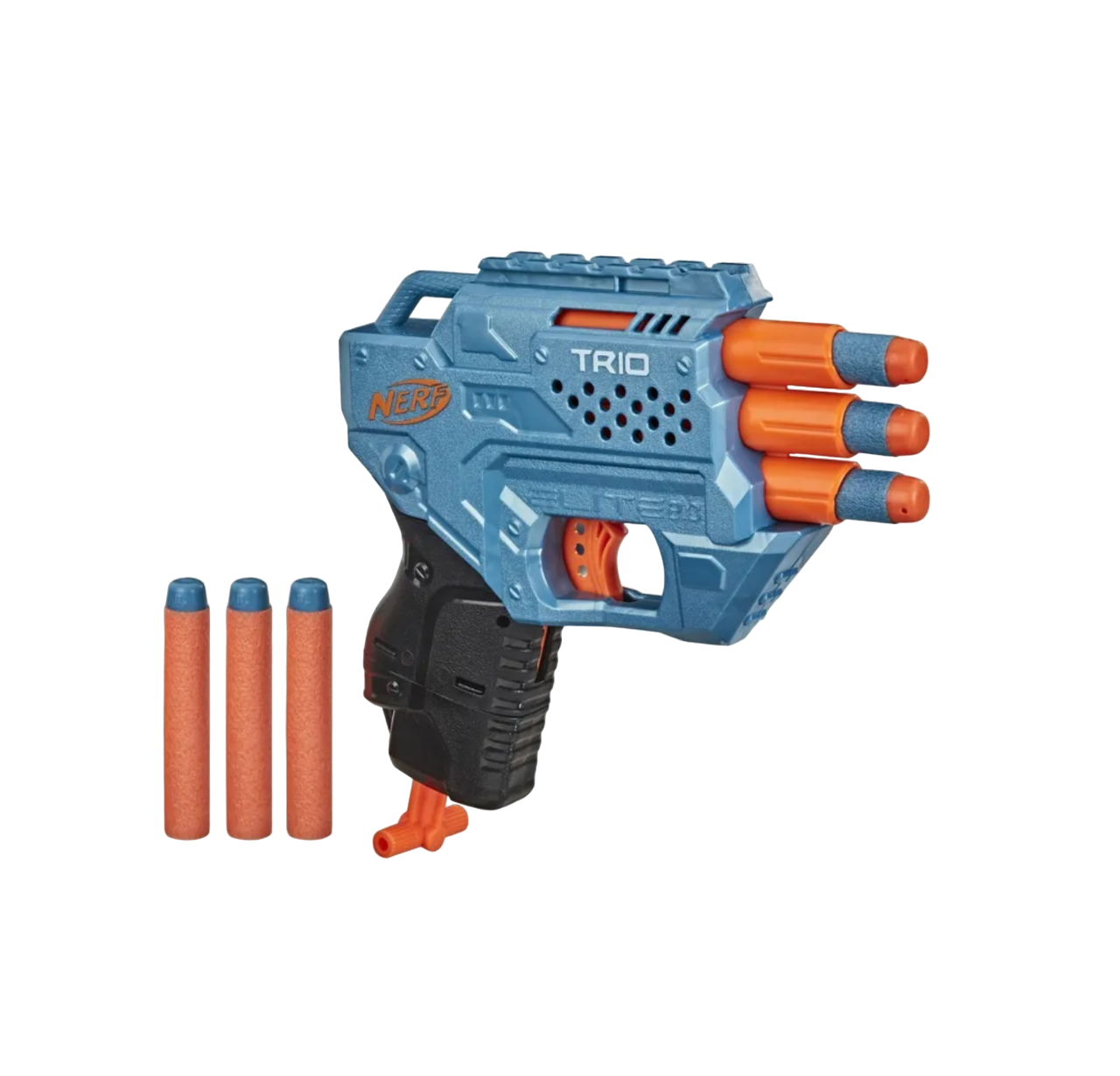 Lanzador Nerf Juguete de Proyectiles Multicolor Elite 2.0 Trio con 6 Dardos e Instrucciones