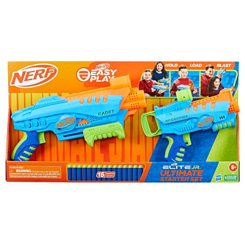 Foto 2 pulgar | Lanzador de Dardos Hasbro Nerf Elite Jr. Ultimate Starter Set