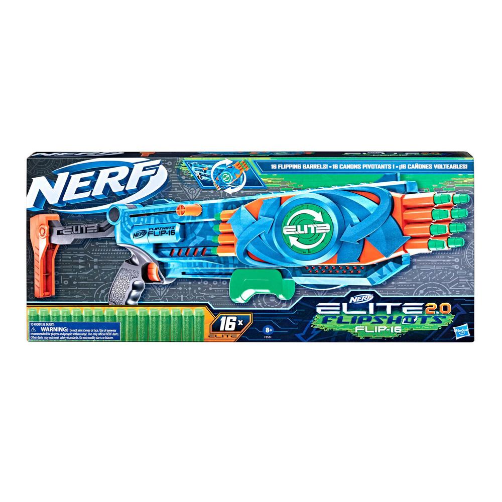 Foto 4 pulgar | Lanzador de Dardos Nerf Elite 2.0: Flipshots Flip 16