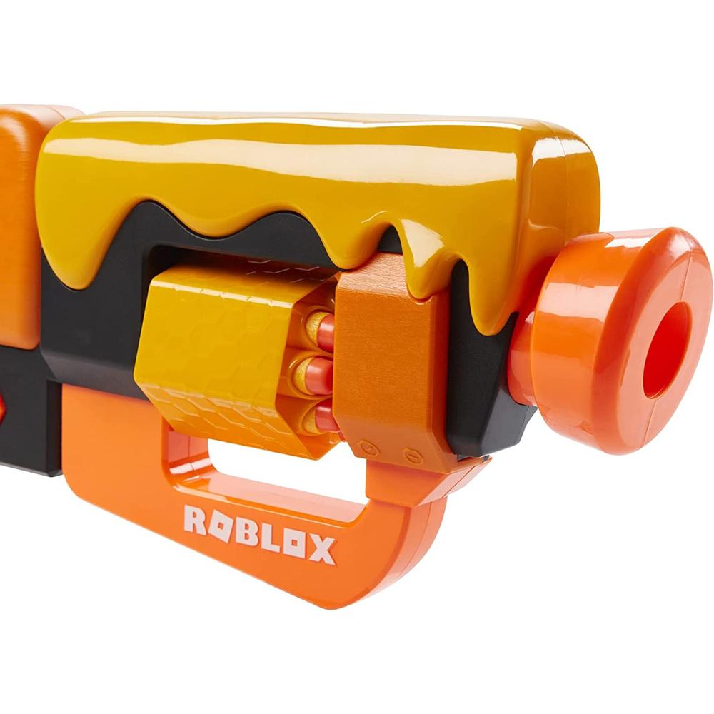 Foto 4 pulgar | Lanzador de Dardos Hasbro Nerf: Roblox Escopeta Adopt Me Bees