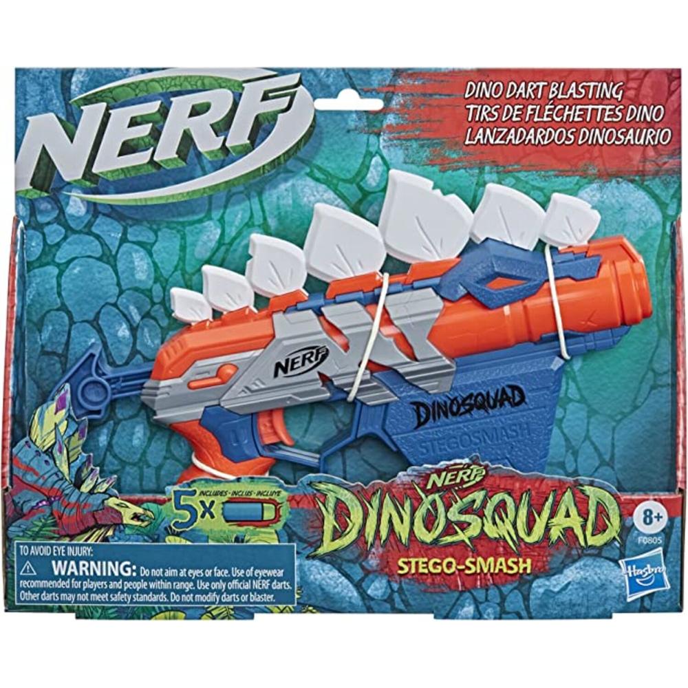 Foto 2 pulgar | Nerf: Dinosquad - Stego Smash Lanzador De Dardos