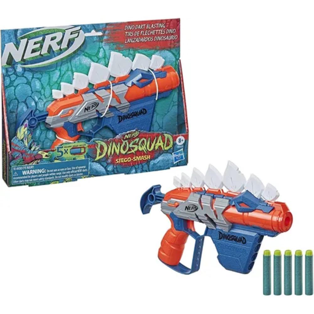 Foto 4 pulgar | Nerf: Dinosquad - Stego Smash Lanzador De Dardos