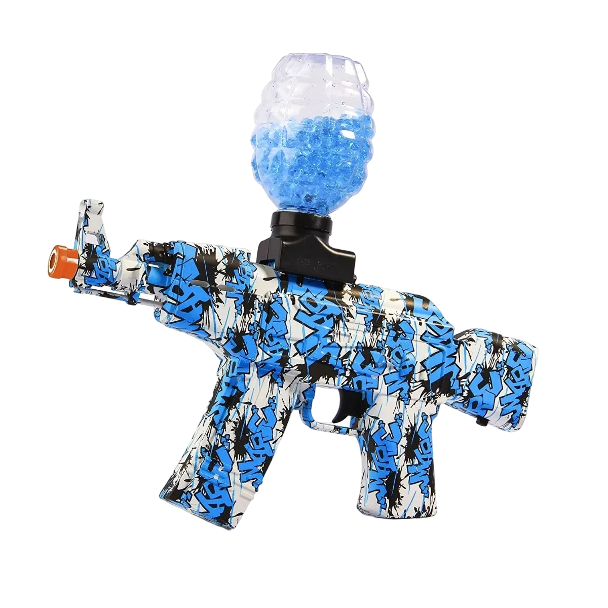 Pistola Eléctrica BELUG de Juguete de Hidrogel Camuflaje Azul