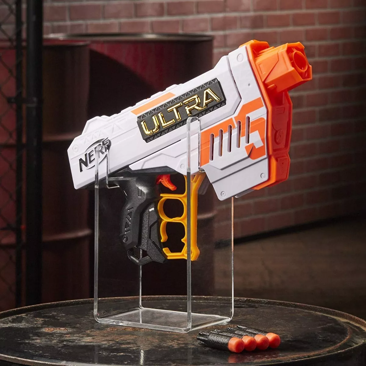 Foto 6 pulgar | Lanzadardos Nerf Ultra Five Blaster Hasbro Clip Integrado