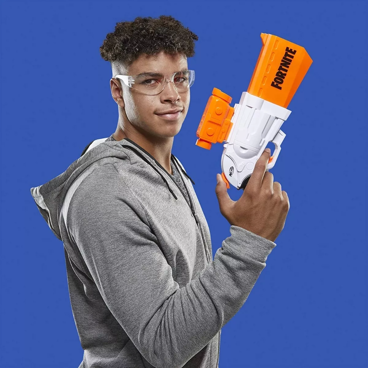 Foto 5 pulgar | Lanzador de Dardos Nerf Fortnite Sr Mira Removible Hasbro 8 Dardos