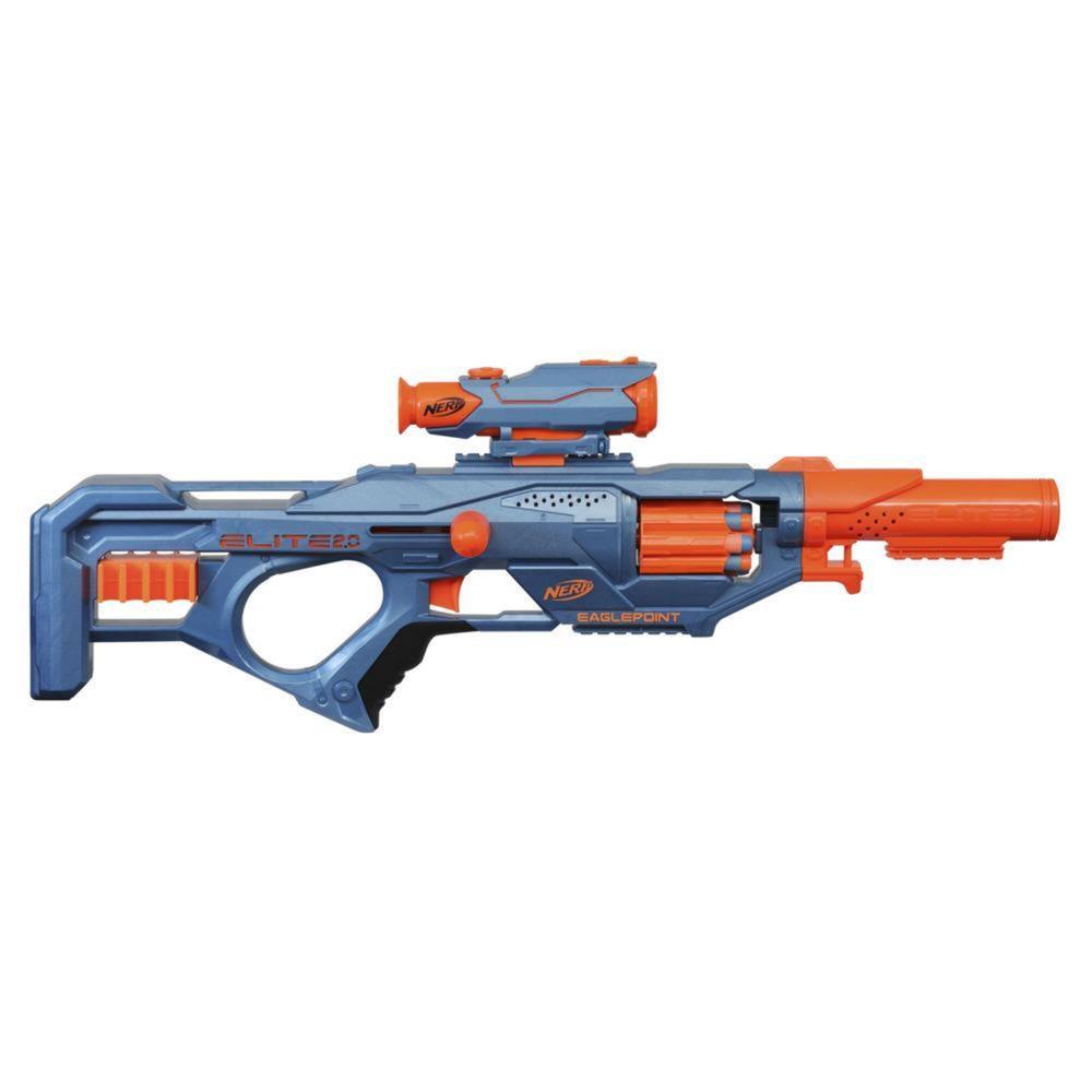 Foto 4 pulgar | Lanzador de Dardos Nerf Elite 2.0: Eaglepoint RD 8 Azul