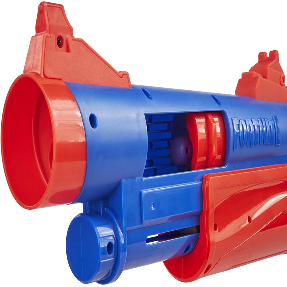 Foto 3 | Lanzador de Dardos Nerf Fortnite Pump SG color Azul 5 Piezas