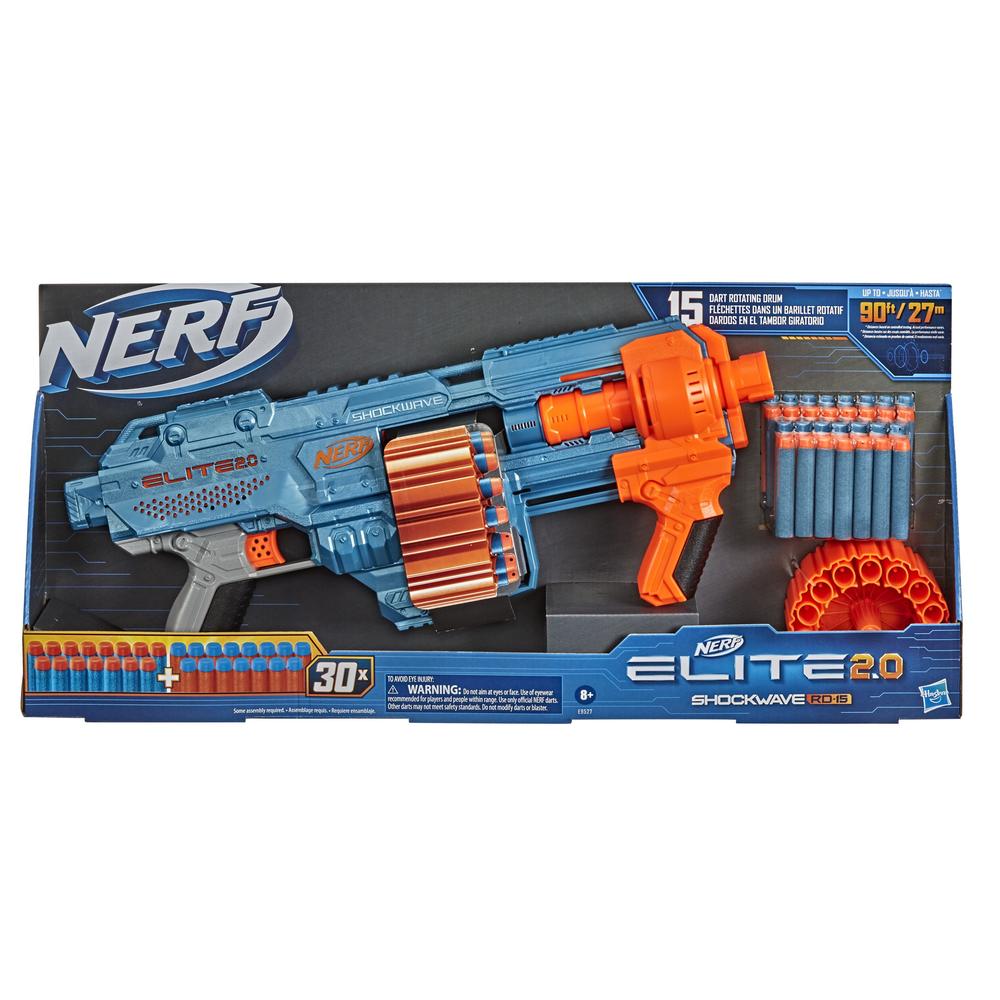 Lanzador De Dardos Hasbro E9527 Color Azul Nerf Elite 2.0