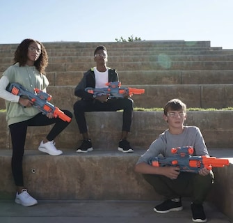 Foto 5 | Lanzador Nerf color Azul 2.0 Eaglepoint Rd-8 con 16 Dardos 8+