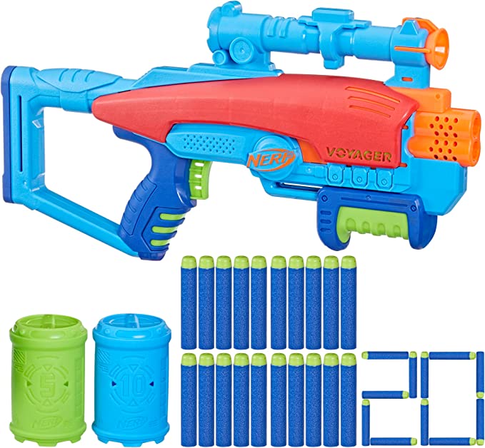 Lanzador Nerf Elite Junior Voyage F6361 Multicolor