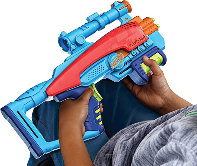 Foto 4 pulgar | Lanzador Nerf Elite Junior Voyage F6361 Multicolor