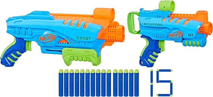 Foto 4 pulgar | Lanzadores Nerf Elite Junior Ultimate Starter Set 2 Piezas