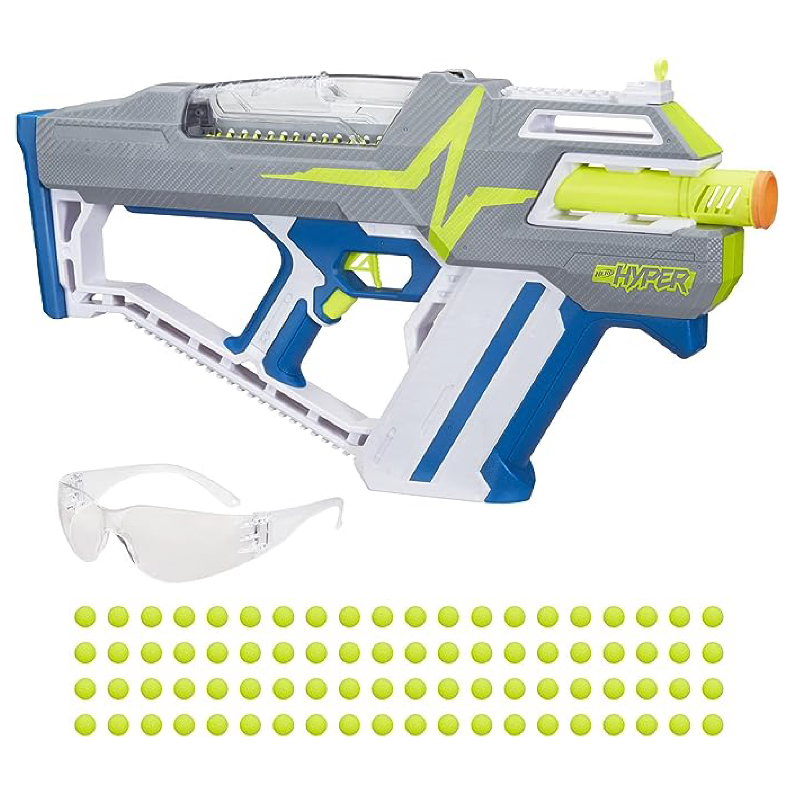 Foto 5 | Lanzador Nerf Hyper Mach-100 Blaster Totalmente Motorizado