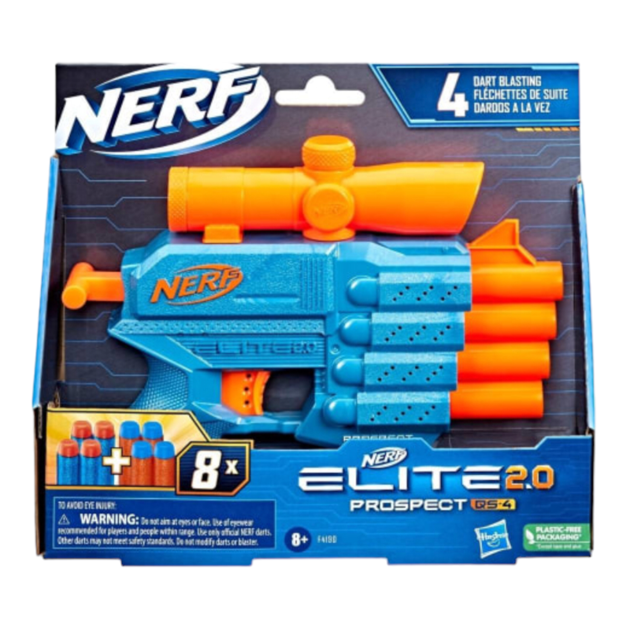 Foto 2 pulgar | Lanzador Nerf Elite 2.0 Prospect Hasbro