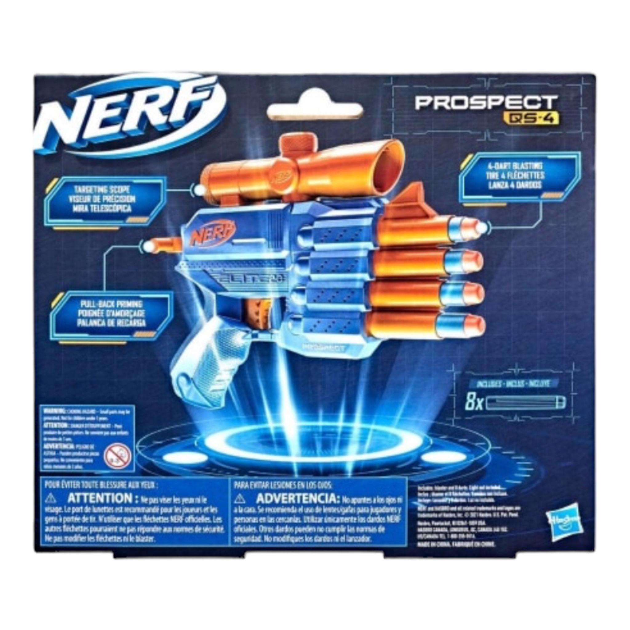 Foto 5 pulgar | Lanzador Nerf Elite 2.0 Prospect Hasbro