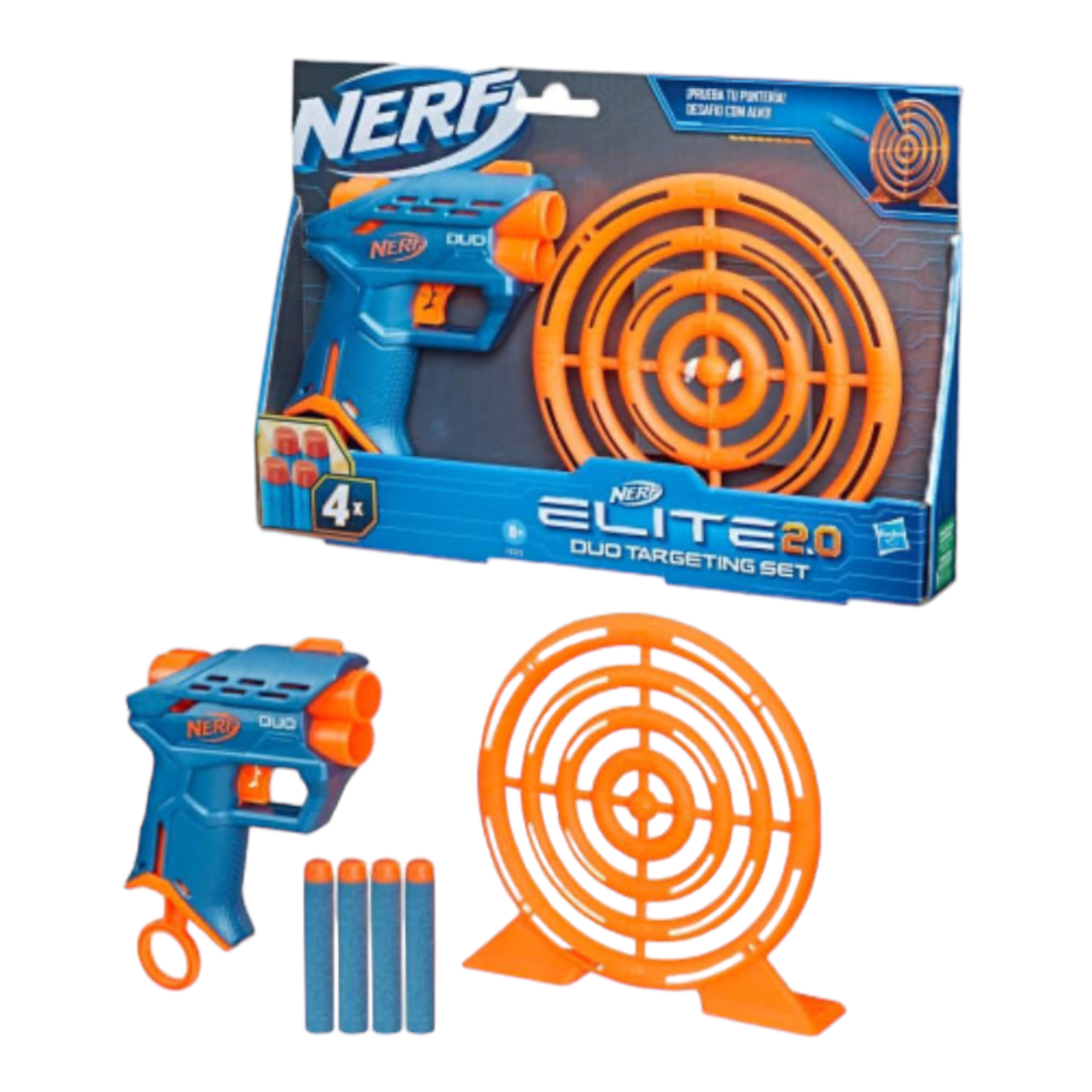 Foto 3 pulgar | Lanzador Nerf Elite 2.0 Duo Targeting Set Hasbro