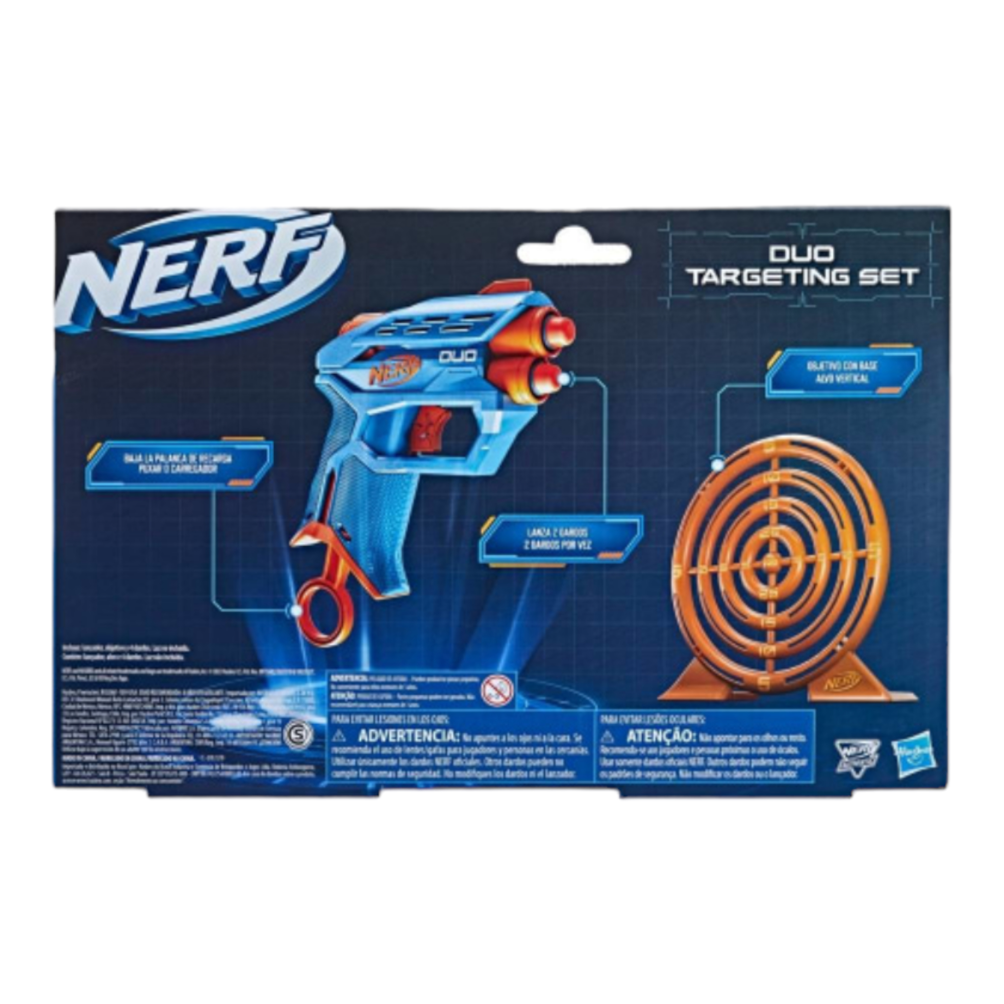 Foto 5 pulgar | Lanzador Nerf Elite 2.0 Duo Targeting Set Hasbro