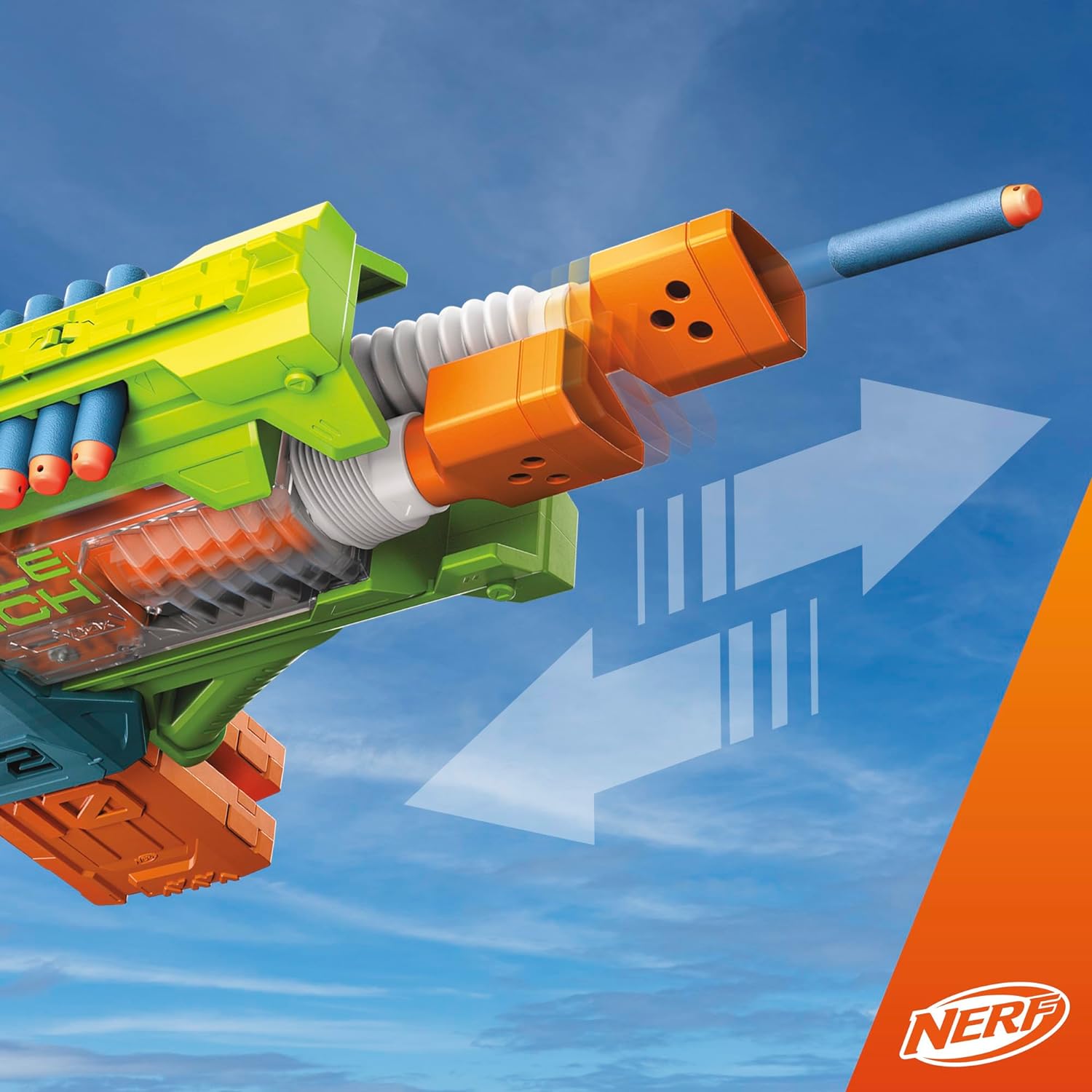 Foto 4 pulgar | Nerf Hasbro Elite 2.0 Double Punch Lanzador De Dardos