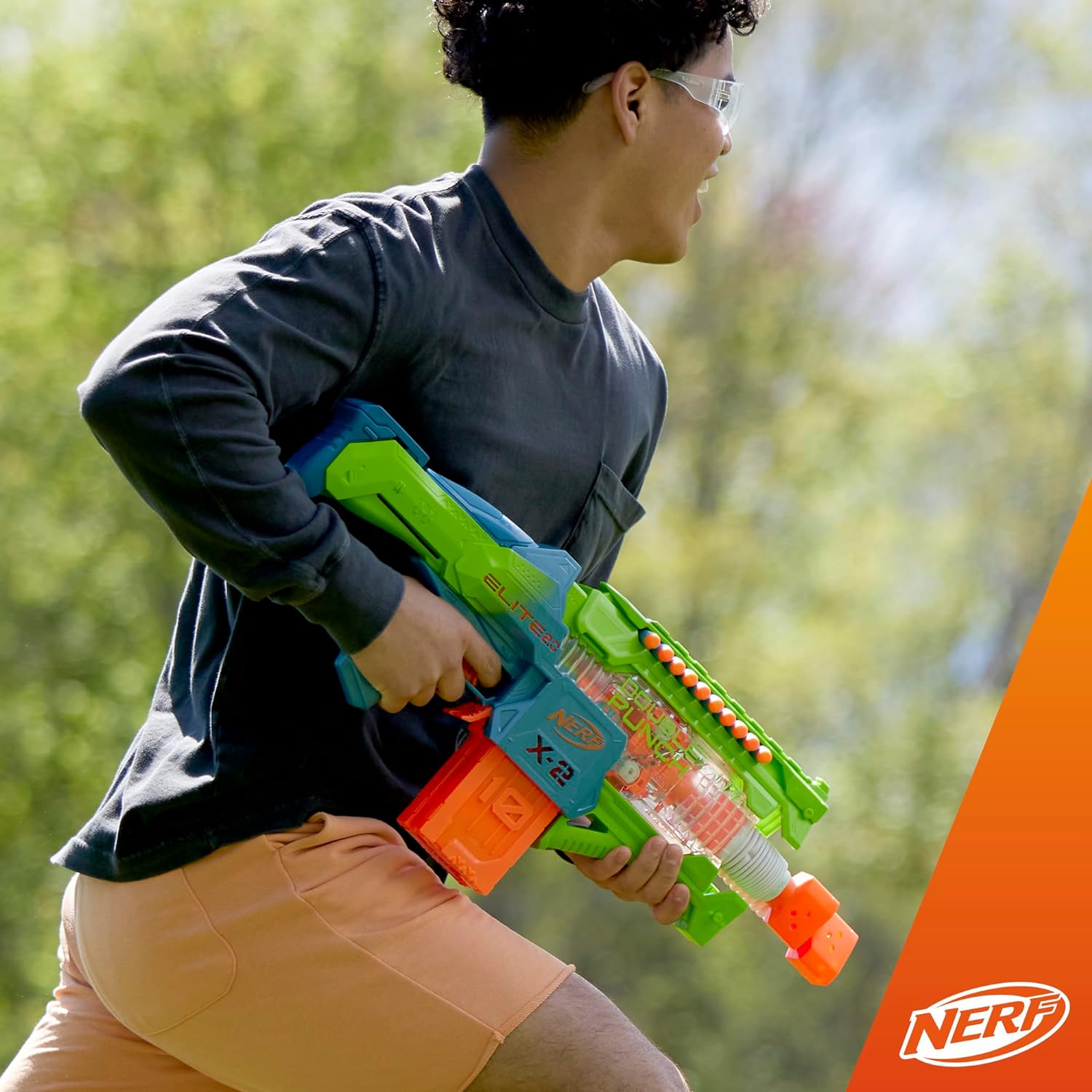 Foto 6 pulgar | Nerf Hasbro Elite 2.0 Double Punch Lanzador De Dardos