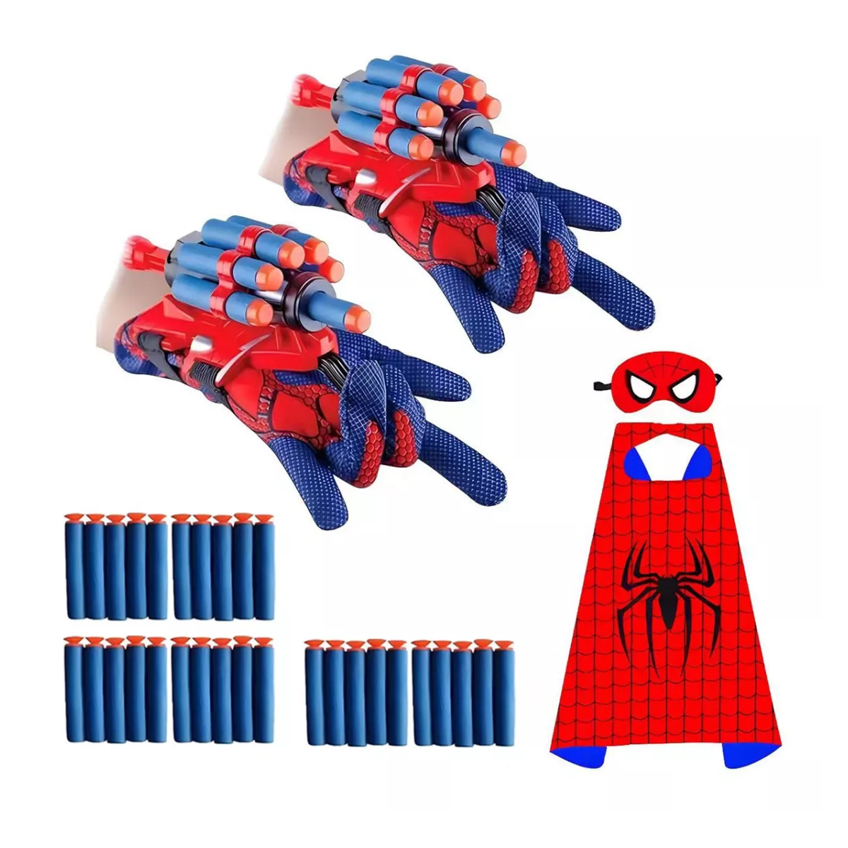 Foto 2 pulgar | 2 Guantes Spider-Man para Niños con Lanzador Juguete