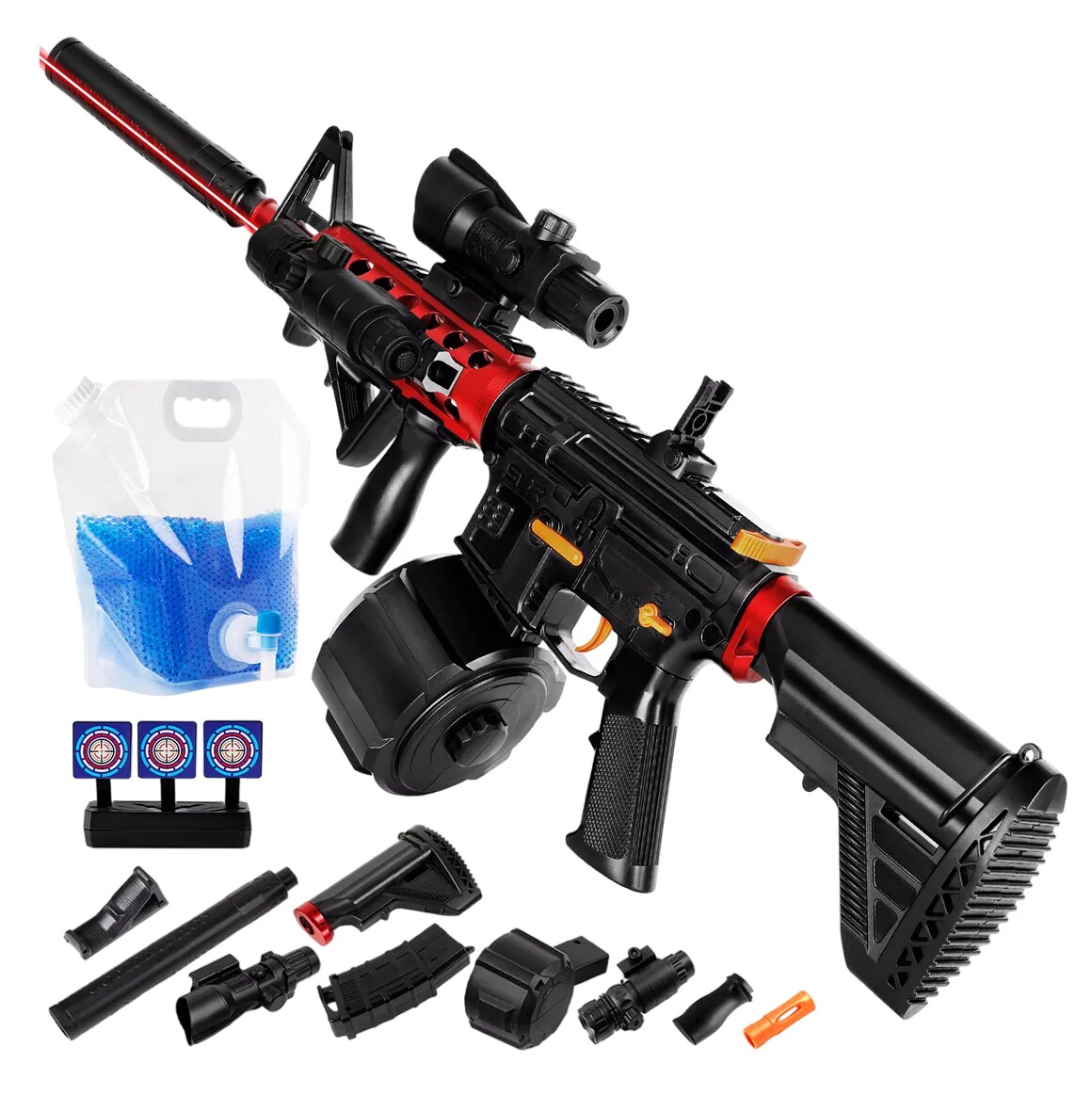 Lanzador de Hidrogel M416 Eléctrico con Bolas Láser $1,159