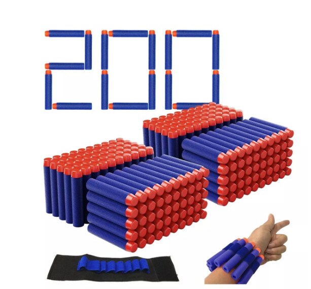 Recarga de 200 Dardos Nerf N-Strike Elite de Cabeza Redonda $638