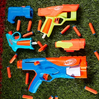 Foto 5 | Paquete Gear Up Nerf N Series Con 3 Lanzadores Y 18 Dardos Para Más De 8 Años - Venta Internacional.