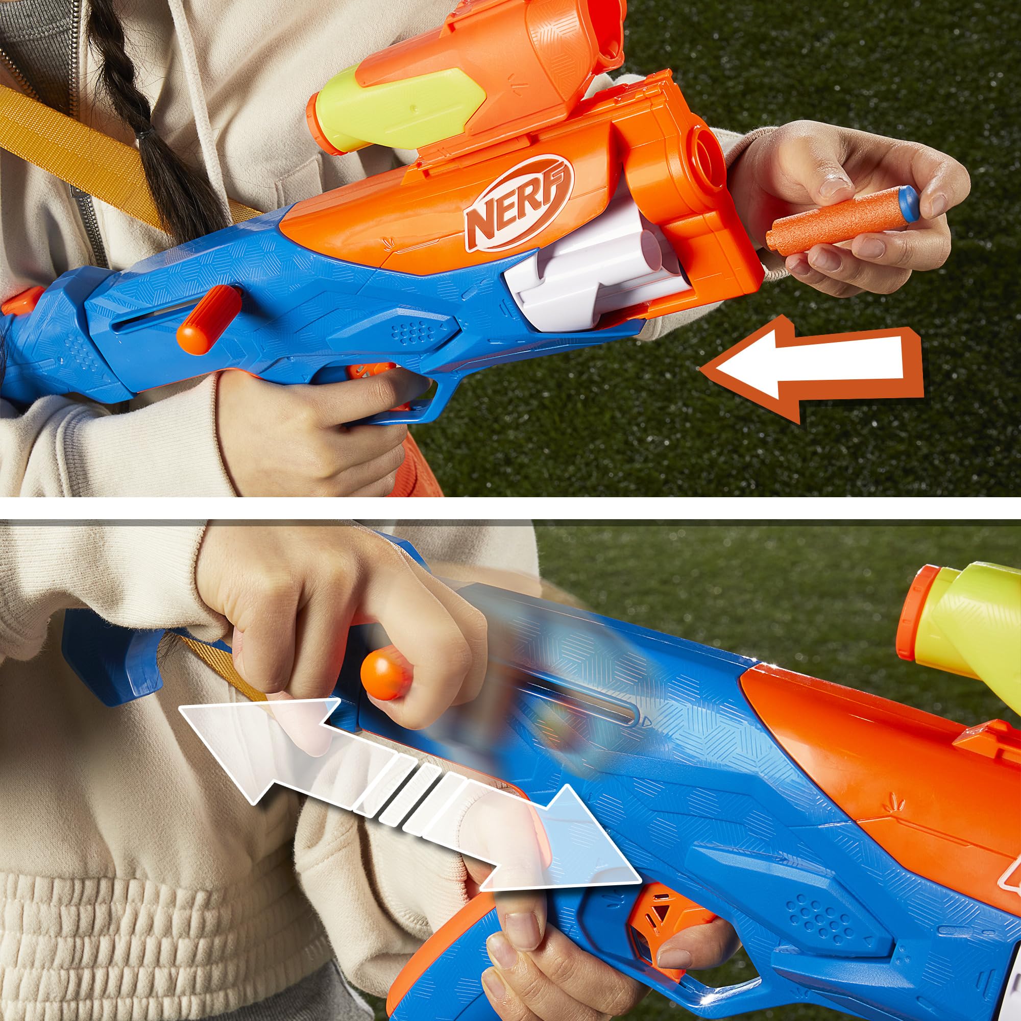 Foto 7 | Paquete Gear Up Nerf N Series Con 3 Lanzadores Y 18 Dardos Para Más De 8 Años - Venta Internacional.