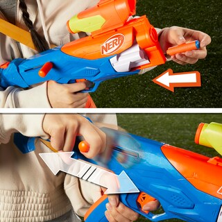 Foto 7 | Paquete Gear Up Nerf N Series Con 3 Lanzadores Y 18 Dardos Para Más De 8 Años - Venta Internacional.