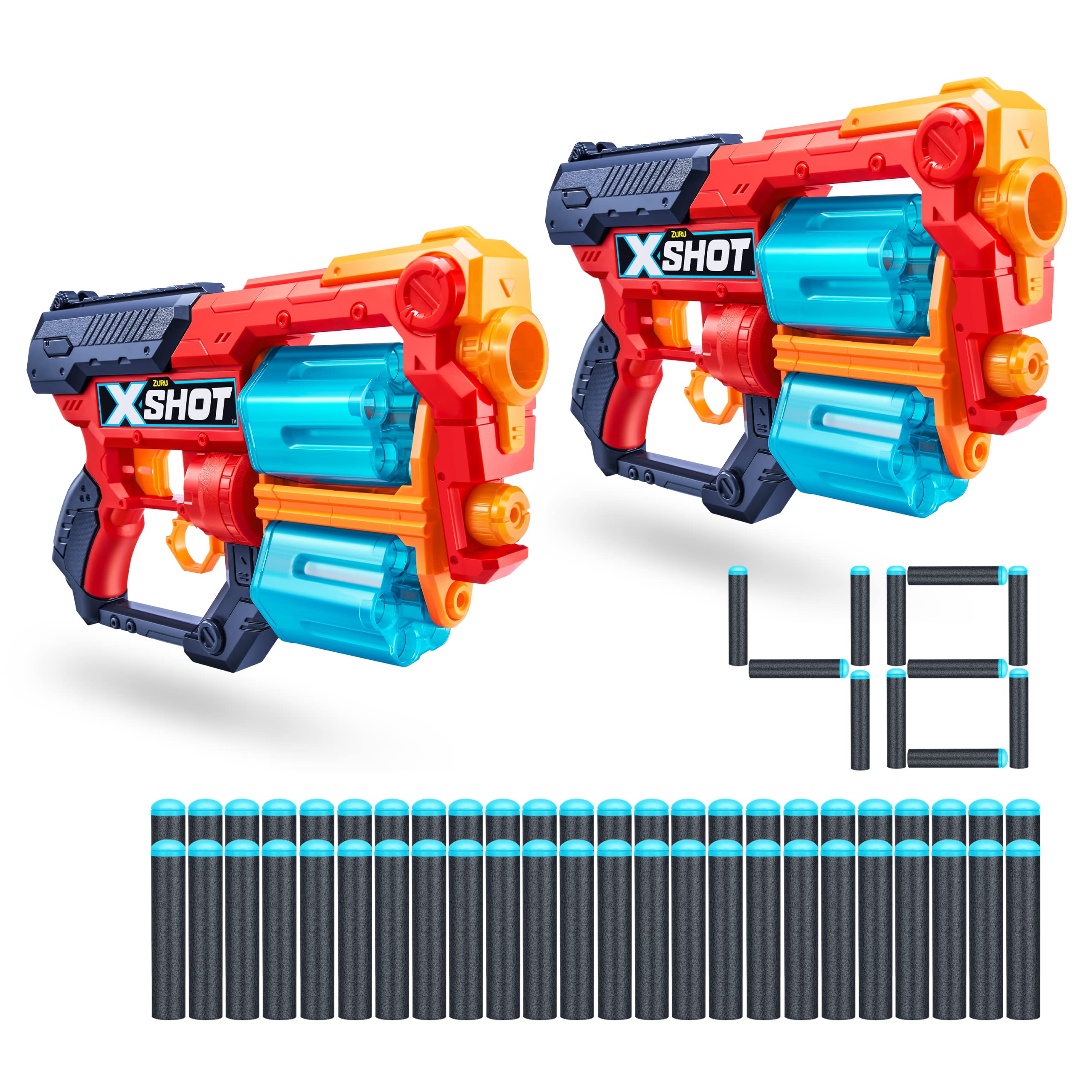 Paquete Combinado Blaster X-shot Excel Xcess Con 48 Dardos De Zuru - Venta Internacional.