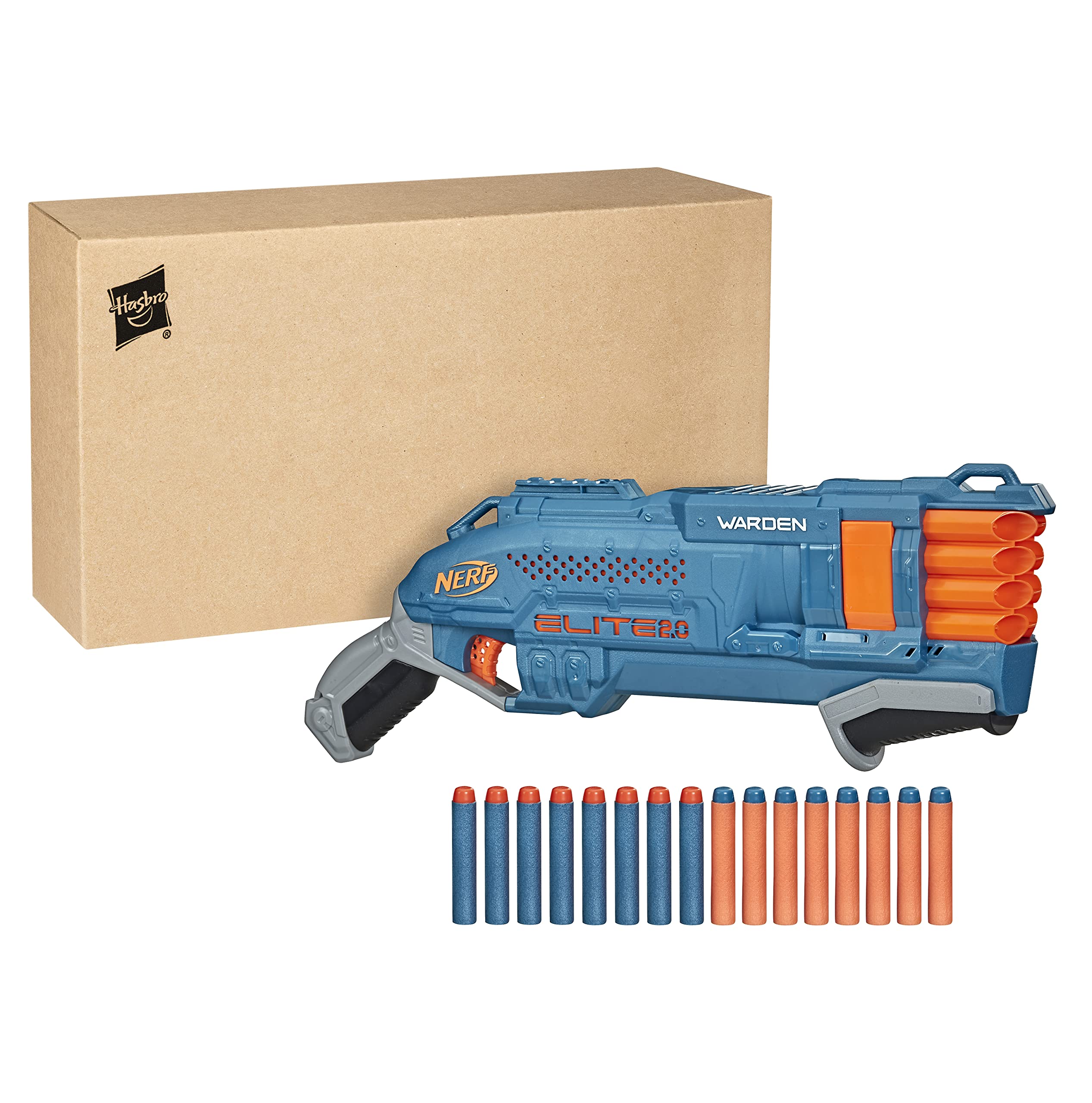 Foto 3 pulgar | Blaster Nerf Elite 2.0 Warden Db-8 Con 16 Dardos, Slam Fire - Venta Internacional.