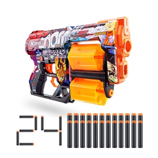 Foto 1 | Lanzador De Dardos De Espuma De Juguete Xshot Skins Dread Boom Con 24 Dardos - Venta Internacional.