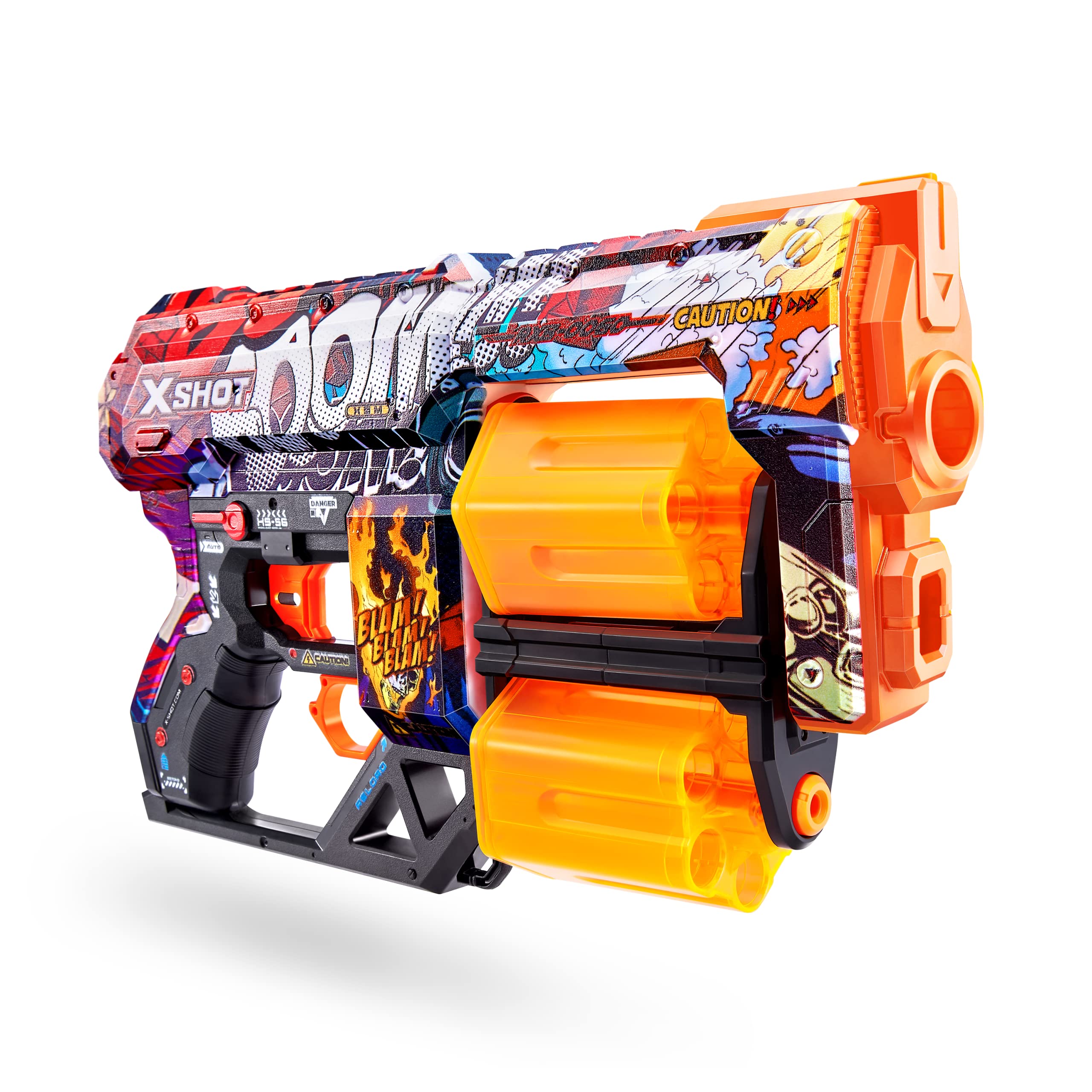 Foto 2 | Lanzador De Dardos De Espuma De Juguete Xshot Skins Dread Boom Con 24 Dardos - Venta Internacional.